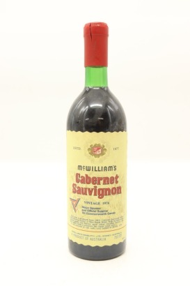 (1) 1976 McWilliam's Cabernet Sauvignon, Hawkes Bay &diams;