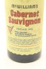 (1) 1976 McWilliam's Cabernet Sauvignon, Hawkes Bay &diams; - 2