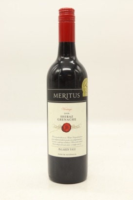 (1) 2008 Meritus Shiraz - Grenache, McLaren Vale &diams;