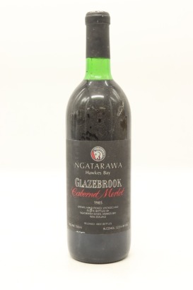 (1) 1985 Ngatarawa Glazebrook Regional Reserve Merlot - Cabernet Sauvignon, Hawke's Bay &diams;