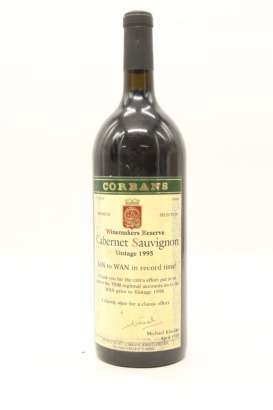 (1) 1995 Corbans Winemakers Reserve Cabernet Sauvignon, Hawkes Bay, 1500ml &diams;