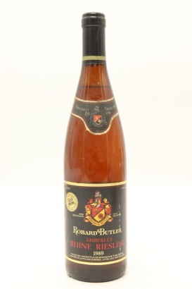 (1) 1989 Robard & Butler Amberley Rhine Riesling, North Canterbury &diams;