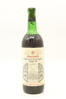 (1) 1969 McWilliam's Cabernet Sauvignon, Hawkes Bay &diams;