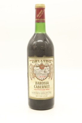 (1) 1970 Orlando Shiraz - Cabernet Sauvignon, McLaren Vale, Australia &diams;