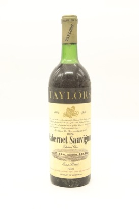 (1) 1974 Taylors Chateau Clare Estate Bottled Cabernet Sauvignon, Clare Valley &diams;
