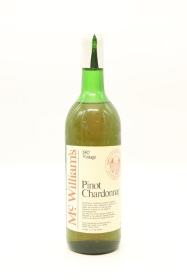 (1) 1982 McWilliam's Pinot Chardonnay, Hawkes Bay &diams;