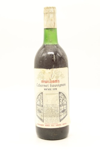 (1) 1970 McWilliam's Cabernet Sauvignon, Hawkes Bay &diams;