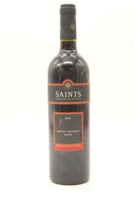 (1) 2002 Saints Vineyard Selection Cabernet Sauvignon Merlot, Australia &diams;
