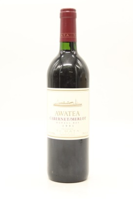 (1) 1991 Te Mata Estate Awatea Cabernets Merlot, Hawke's Bay &diams;