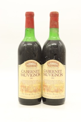 (2) 1981 Te Mata Estate Cabernet Sauvignon, Hawke's Bay&diams;
