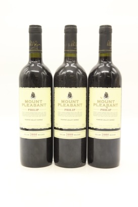 (3) 2000 Mount Pleasant Phillip Shiraz, Hunter Valley &diams;