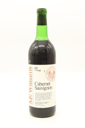 (1) 1980 McWilliams Cabernet Sauvignon, Hawke's Bay &diams;