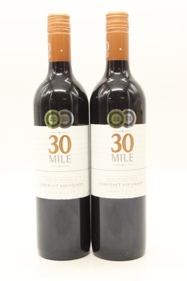 (2) 2019 30 Mile Cabernet Sauvignon, Australia &diams;