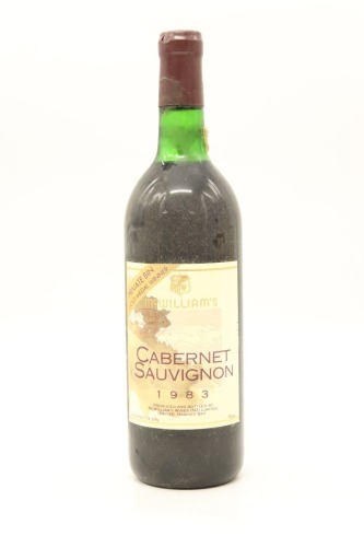 (1) 1983 McWilliam's Cabernet Sauvignon, Napier Hawke's Bay &diams;