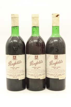 (3) 1974 Penfolds Bin 389 Cabernet - Shiraz, Australia &diams;
