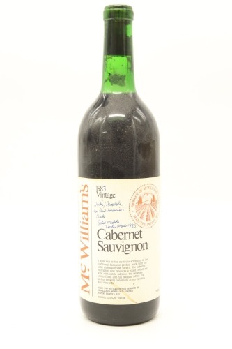 (1) 1983 McWilliams Private Bin Cabernet Sauvignon, Hawkes Bay &diams;