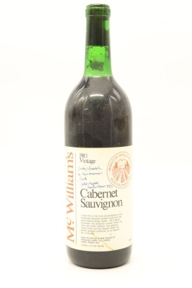 (1) 1983 McWilliams Private Bin Cabernet Sauvignon, Hawkes Bay &diams;