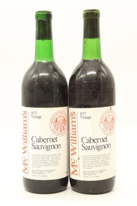 (2) 1977 McWilliams Private Bin Cabernet Sauvignon, Hawkes Bay &diams;