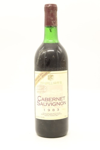 (1) 1983 McWilliam's Cabernet Sauvignon, Napier Hawke's Bay &diams;