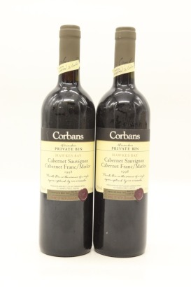(2) 1998 Corbans Priavte Bin Cabernet Sauvignon - Merlot, Hawke's Bay &diams;