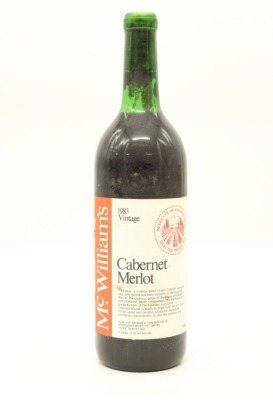 (1) 1983 McWilliams Cabernet Merlot, Hawkes Bay &diams;