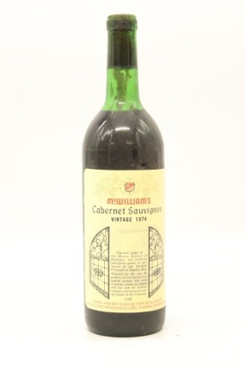 (1) 1974 McWilliam's Cabernet Sauvignon, Hawkes Bay &diams;