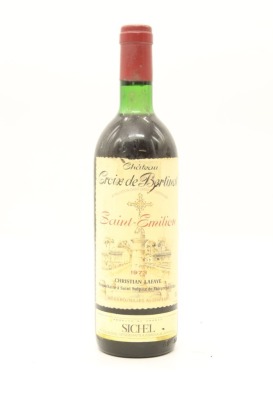 (1) 1973 Chateau Croix de Bertinat, Saint-Emilion Grand Cru &diams;