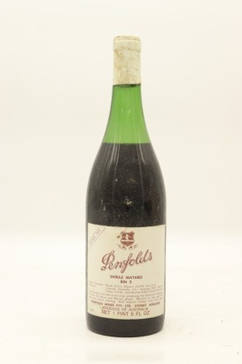 (1) 1972 Penfolds Bin 2 Shiraz - Mataro, South Australia &diams;