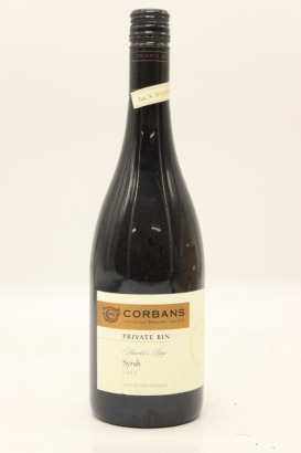(1) 2005 Corbans Private Bin Syrah, Hawke's Bay &diams;