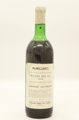 (1) 1966 McWilliam's Private Bin 66/1 Cabernet Sauvignon, Hawkes Bay &diams;