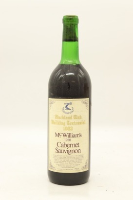 (1) 1980 McWilliam's Auckland Club Building Centennial Cabernet Sauvignon, Hawke's Bay &diams;