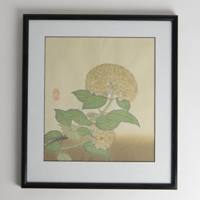 A Japanese Ukiyo-e Floral Print