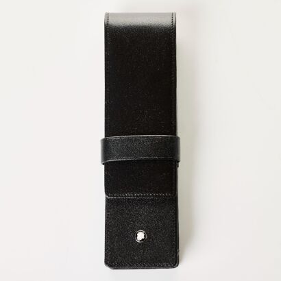 Montblanc, Meisterst&uuml;ck 2 Pen Pouch Clasp Black - As new