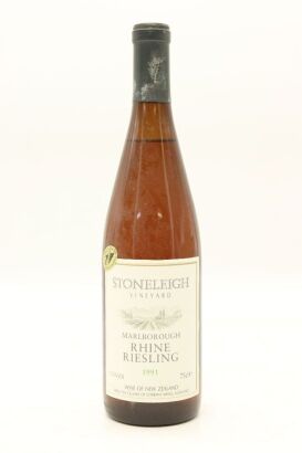 (1) 1991 Stoneleigh Rhine Riesling, Marlborough &diams;