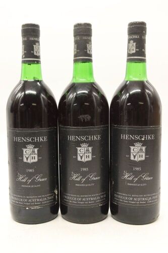 (3) 1985 Henschke Hill of Grace Shiraz, Eden Valley