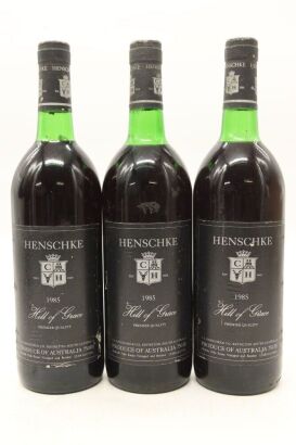 (3) 1985 Henschke Hill of Grace Shiraz, Eden Valley
