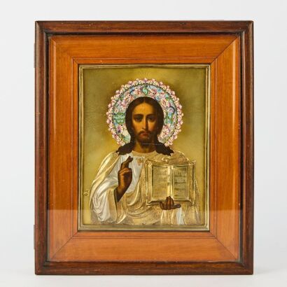 An Icon Made by Erik Kollin at Faberge