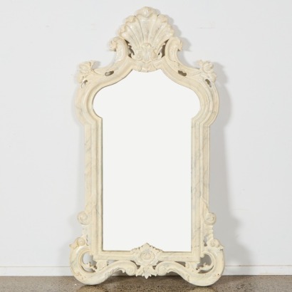 A Large Ornate Framed Mirror
