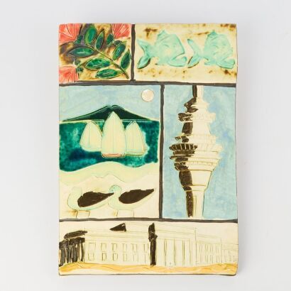 An Auckland Garden Party Decorative Tile