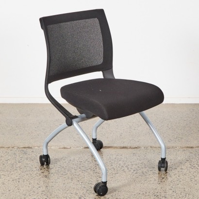 A Modern Design Chair On Castors
