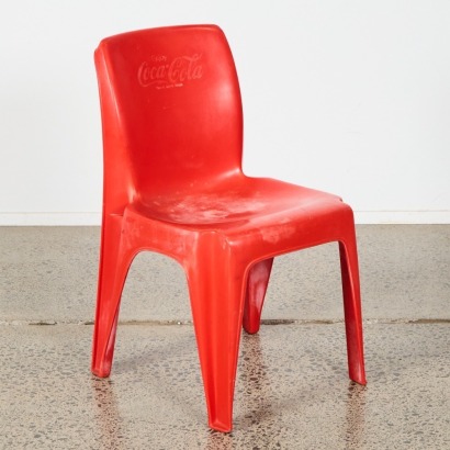A Vintage Coke Sebel Chair