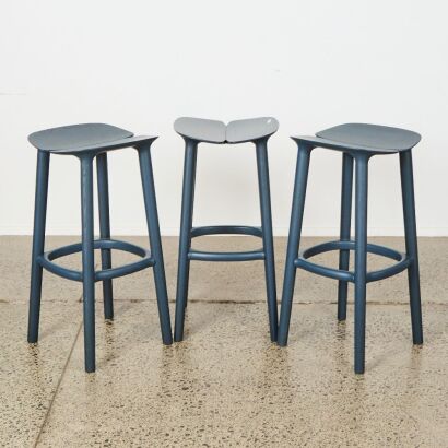 A Set of Three Osso Barstools by Ronan & Erwan Bouroullec for Mattiazzi