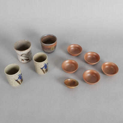 A Group of Ten assorted Cups