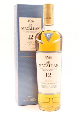 (1) Macallan 12 Year Old Triple Cask Highland Single Malt Whisky 70cl 40% alc.