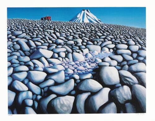 MICHAEL SMITHER Rocks, Tractor and Mountain