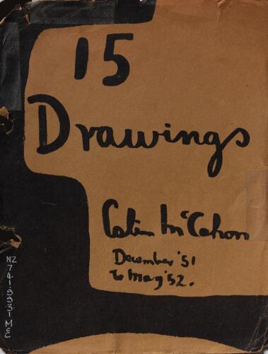 COLIN MCCAHON untitled (single page from 15 Drawings)
