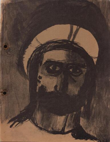 COLIN MCCAHON untitled (single page from 15 Drawings)