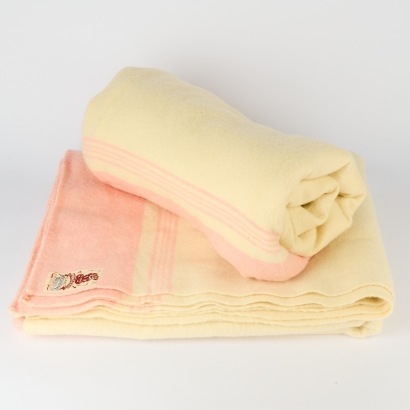 A Pair of Onehunga Mills Princess Blankets