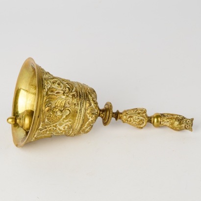 A Brass Bowl with Owl Pommel