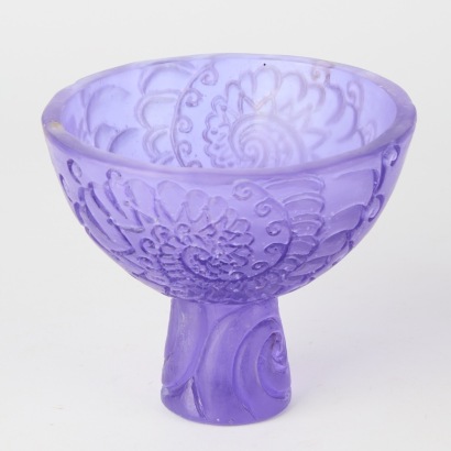A Cast Glass Chalice By Joanne Sullivan AF